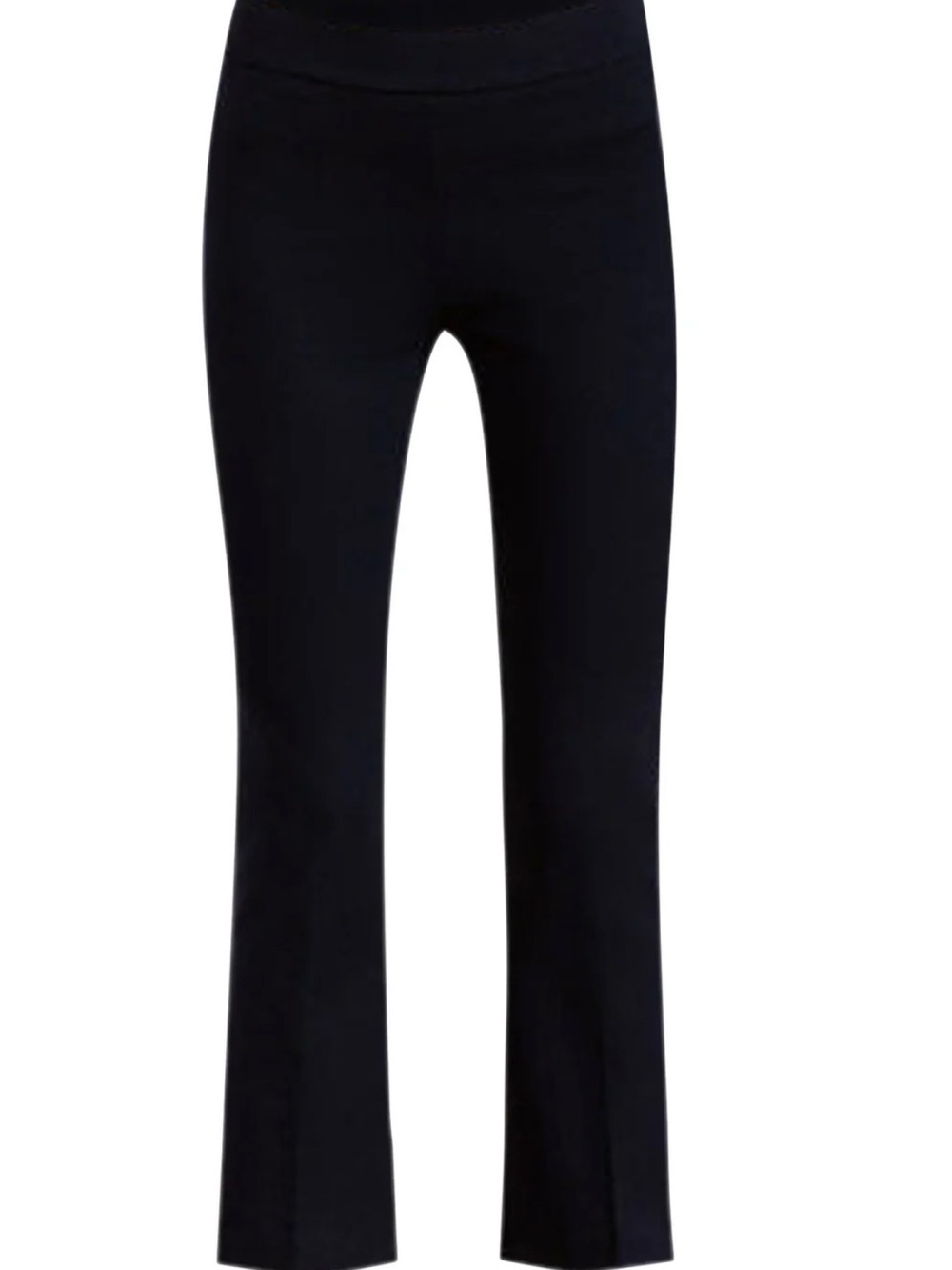 💙 NWT Avenue Montaigne  Slim Flare Pants Navy Stretch